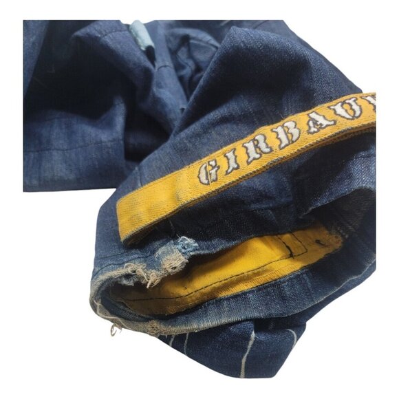 Vintage Marithe Francois Girbaud Jean Mens 38 Blue Y2K Embroidered Baggy Hot Boy - Picture 4 of 16